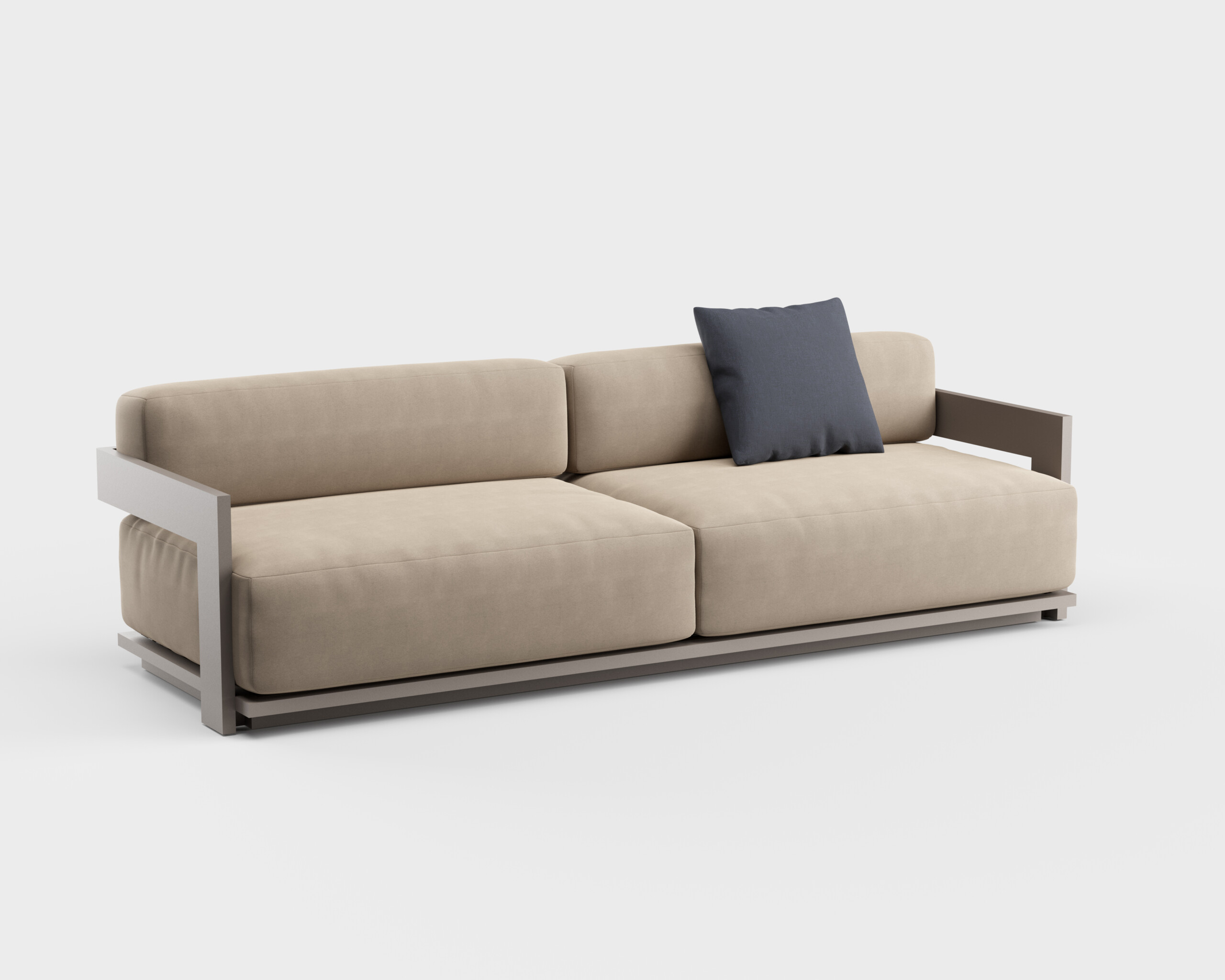 Outdoor Furniture Luxury - Set Sofa Aluminium Mewah untuk Ruang