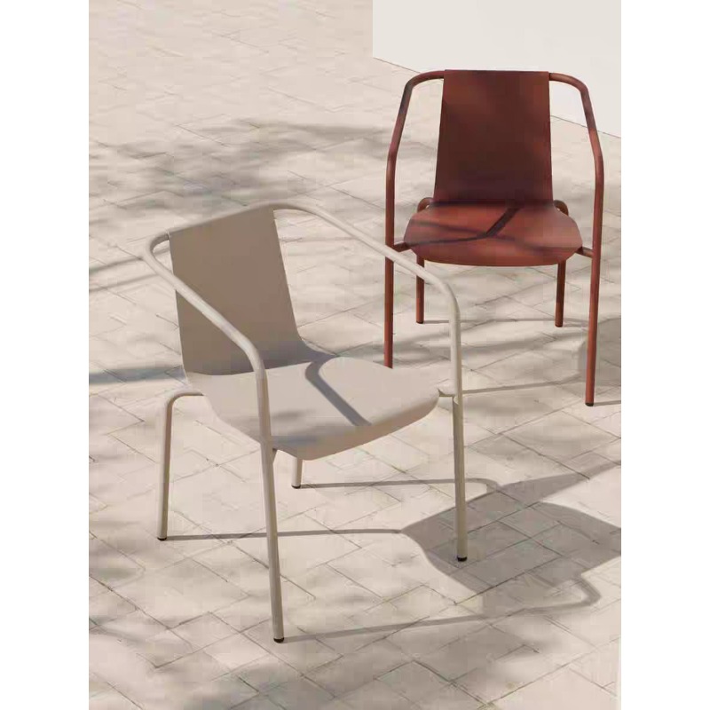 Set Patio Skandinavia Meja Pan - Outdoor Furniture Metal Chairs ulasan dan harga