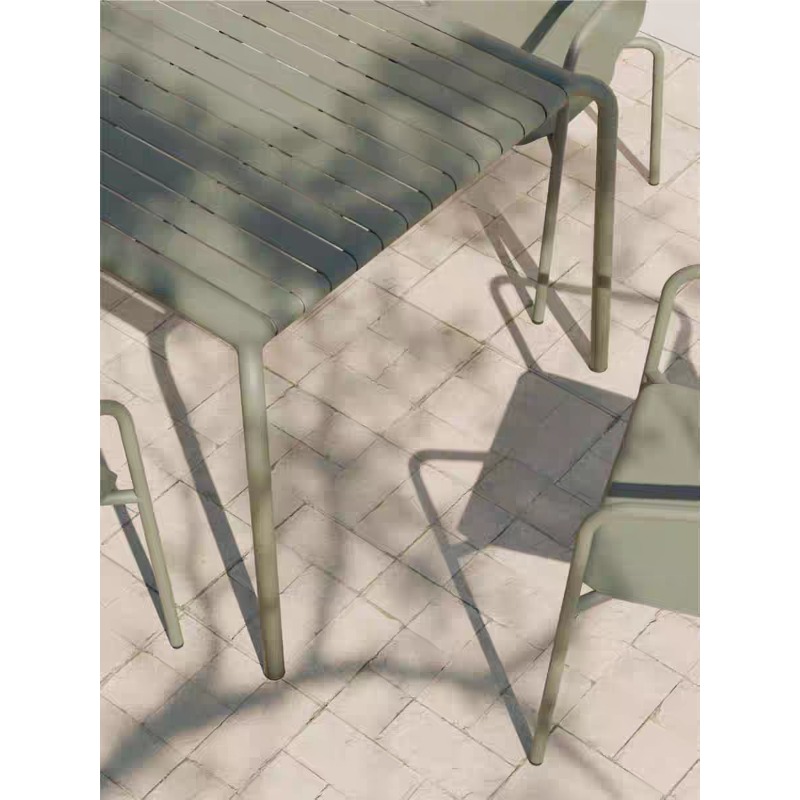 Set Patio Skandinavia Meja Pan - Outdoor Furniture Metal Chairs ulasan dan harga