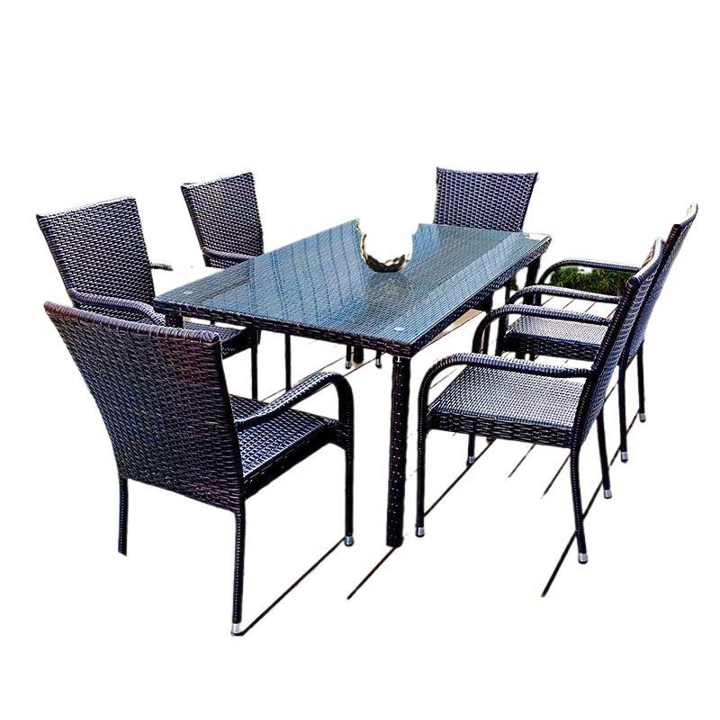 Meja dan kursi rotan untuk lua - Outdoor Furniture Metal ulasan dan harga